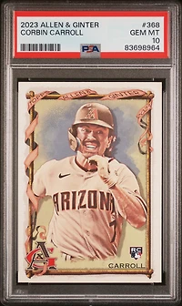2023 Topps Allen & Ginter 368 Corbin Carroll PSA 10