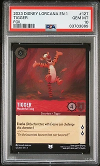 2023 Disney Lorcana En 1-the First Chapter 127 Tigger