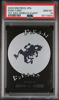 2023 One Piece Japanese Promos Don!! Card 1st Anniversary Event PSA 10