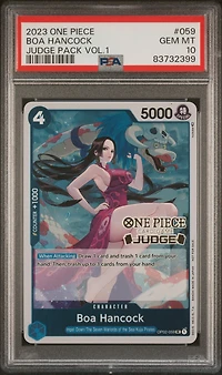2023 One Piece Judge Pack Volume 1 059 Boa Hancock PSA 10