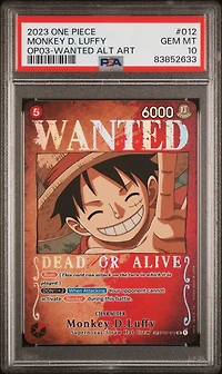 2023 One Piece Pillars Of Strength 012 Monkey D. Luffy PSA 10