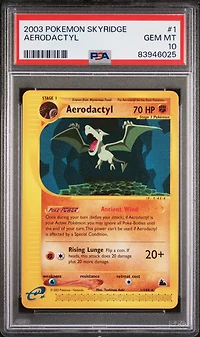 2003 Pokemon Skyridge 1 Aerodactyl PSA