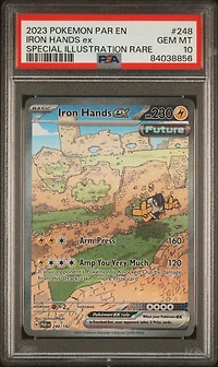 2023 Pokemon Par En-paradox Rift 248 Iron Hands Ex Special Illustration Rare PSA