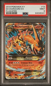 2014 Pokemon Xy Flashfire 13 M Charizard Ex PSA 9