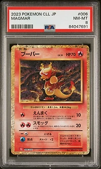 2023 Pokemon Japanese Cll-trading Card Game Classic Charizard & Ho-oh Ex Deck 006 Magmar PSA
