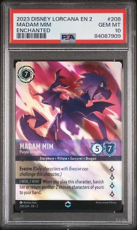 2023 Disney Lorcana En 2-rise Of The Floodborn 208 Madam Mim