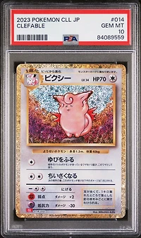 2023 Pokemon Japanese Cll-trading Card Game Classic Charizard & Ho-oh Ex Deck 014 Clefable PSA