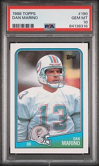 1988 Topps 190 Dan Marino PSA