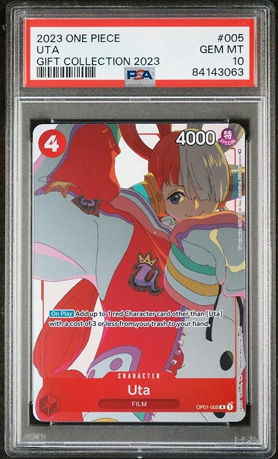 2023 One Piece Gift Collection 2023 005 Uta PSA 10