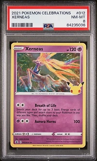 2021 Pokemon Celebrations 012 Xerneas PSA