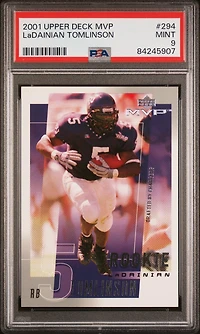 2001 Upper Deck Mvp 294 Ladainian Tomlinson PSA 9