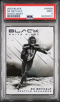 2023 Panini Black White Night Wn26 Dk Metcalf PSA 9