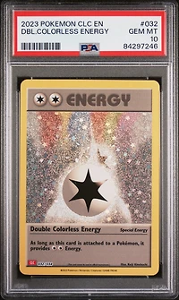 2023 Pokemon Clc-trading Card Game Classic Charizard & Ho-oh Ex Deck 032 Double Colorless Energy PSA 10