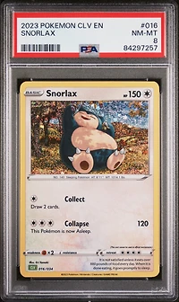 2023 Pokemon Clv-trading Card Game Classic Venusaur & Lugia Ex Deck 016 Snorlax PSA