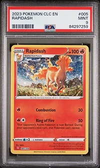 2023 Pokemon Clc-trading Card Game Classic Charizard & Ho-oh Ex Deck 005 Rapidash PSA 9