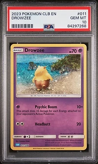 2023 Pokemon Clb-trading Card Game Classic Blastoise & Suicune Ex Deck 011 Drowzee PSA 10