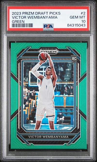 2023 Panini Prizm Draft Picks 2 Victor Wembanyama Prizm PSA