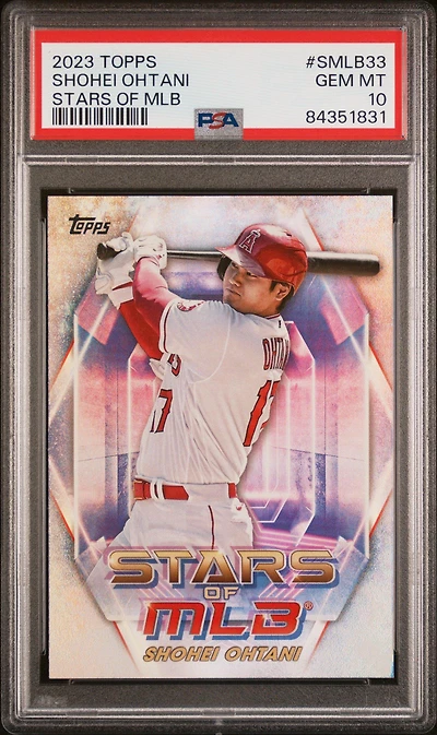 2023 Topps Stars Of Mlb Smlb33 Shohei Ohtani Series 2 PSA 10