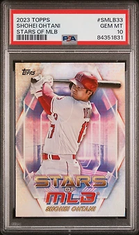 2023 Topps Stars Of Mlb Smlb33 Shohei Ohtani Series 2 PSA 10