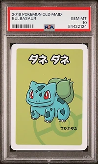 2019 Pokemon Old Maid null Bulbasaur PSA 10