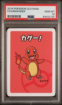 2019 Pokemon Old Maid null Charmander PSA 10