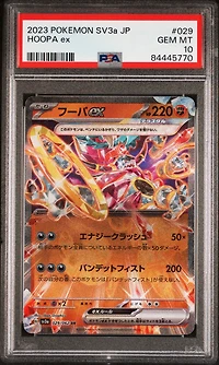 2023 Pokemon Japanese Sv3a-raging Surf 029 Hoopa Ex PSA