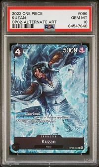 2023 One Piece Paramount War 096 Kuzan Alternate Art PSA 10
