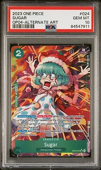 2023 One Piece Kingdoms Of Intrigue 024 Sugar PSA 10