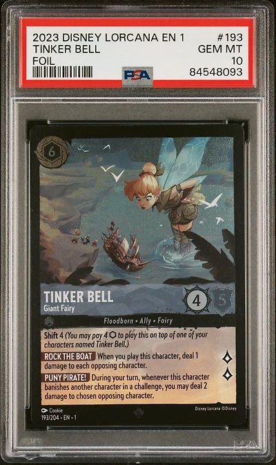 2023 Disney Lorcana En 1-the First Chapter 193 Tinker Bell
