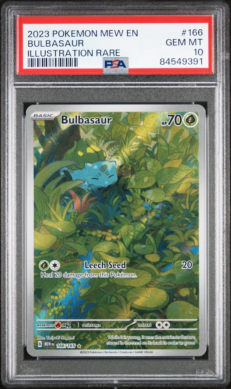 2023 Pokemon Mew En-151 166 Bulbasaur PSA