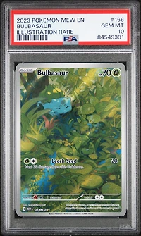 2023 Pokemon Mew En-151 166 Bulbasaur PSA