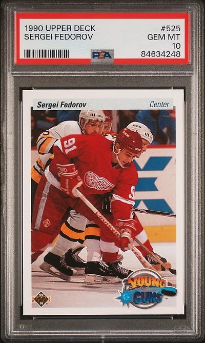 1990 Upper Deck 525 Sergei Fedorov PSA 10