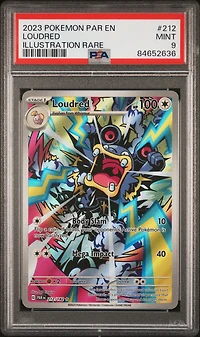 2023 Pokemon Par En-paradox Rift 212 Loudred Illustration Rare PSA