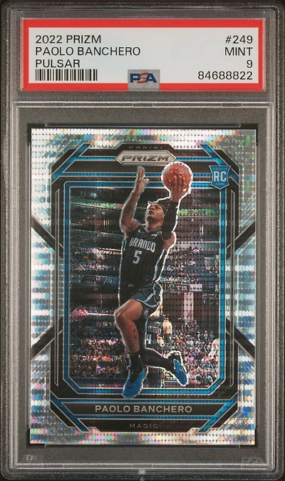 2022 Panini Prizm 249 Paolo Banchero Pulsar PSA 9
