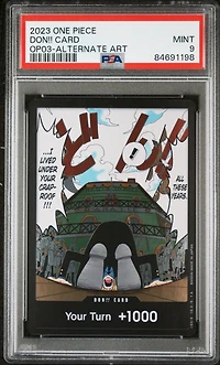 2023 One Piece Op03-pillars Of Strength Don!! Card Alternate Art PSA 9