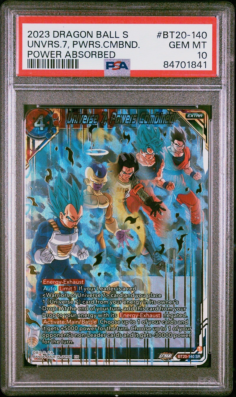 2023 Dragon Ball Super Card Game Series 20 Power Absorbed Bt20-140 Universe 7