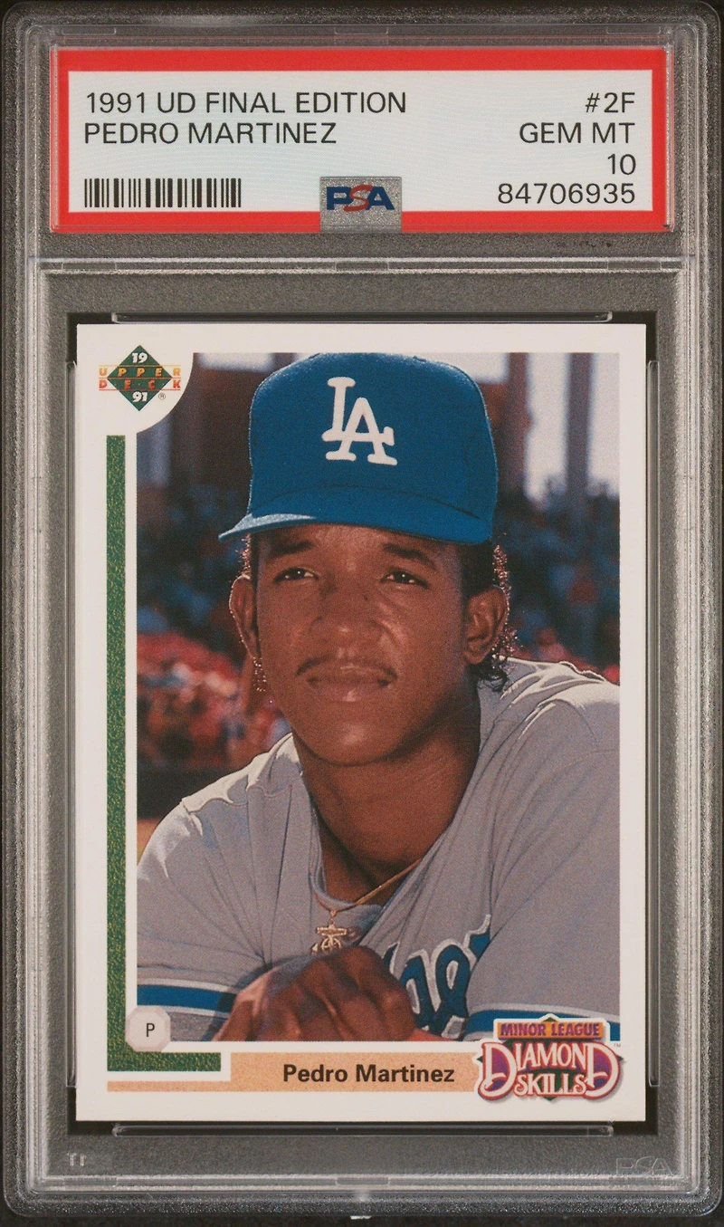 1991 Upper Deck Final Edition 2f Pedro Martinez PSA 10