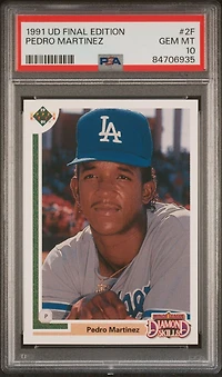 1991 Upper Deck Final Edition 2f Pedro Martinez PSA 10