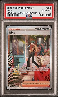 2023 Pokemon Par En-paradox Rift 258 Rika Special Illustration Rare PSA 10