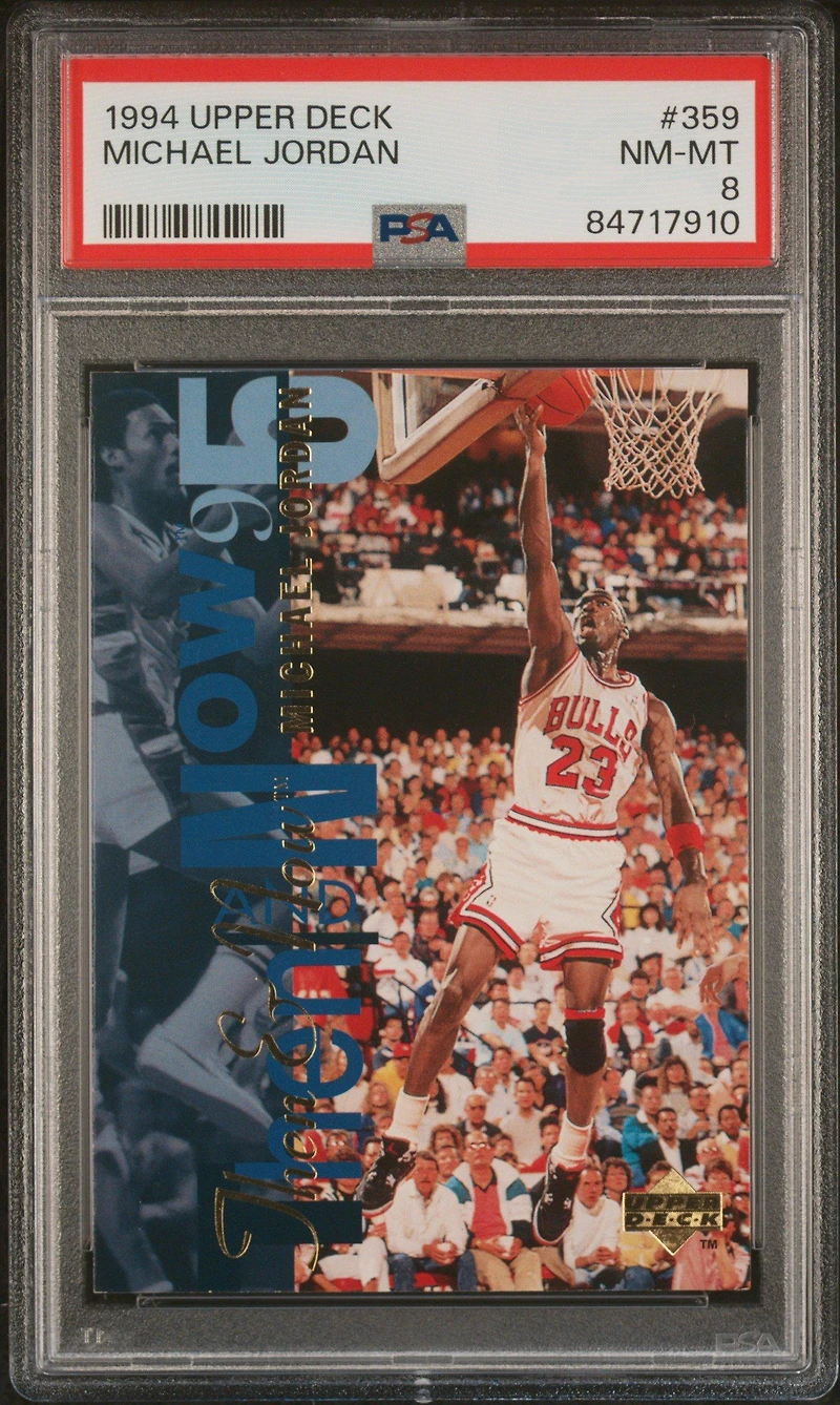 1994 Upper Deck 359 Michael Jordan PSA 8