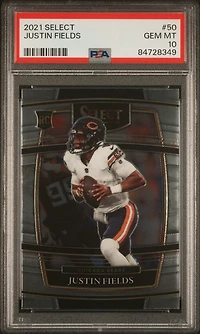 2021 Panini Select 50 Justin Fields PSA 10
