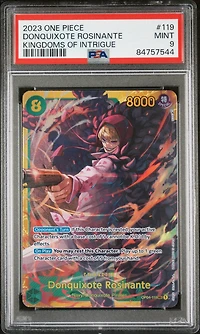 2023 One Piece Kingdoms Of Intrigue 119 Donquixote Rosinante PSA
