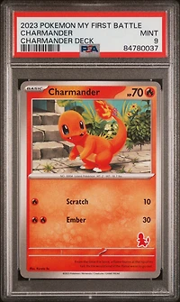 2023 Pokemon My First Battle-charmander Deck  Charmander PSA 9