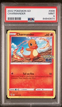 2022 Pokemon Go 008 Charmander PSA 9