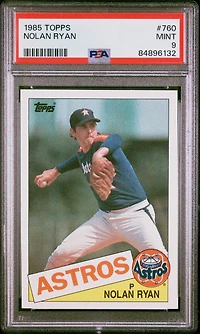 1985 Topps 760 Nolan Ryan PSA 9