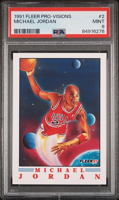 1991 Fleer Pro-visions 2 Michael Jordan PSA 9