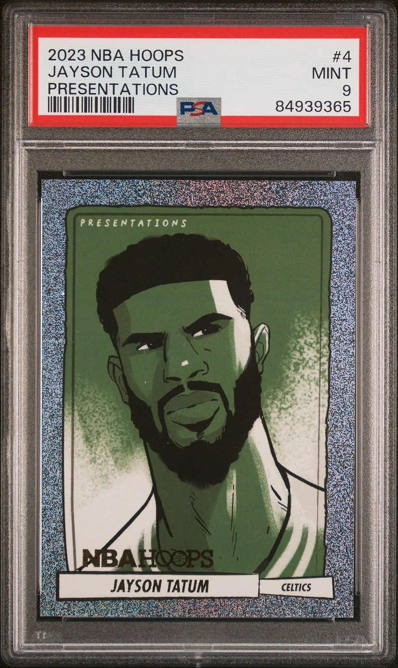 2023 Panini Nba Hoops Presentations 4 Jayson Tatum PSA 9