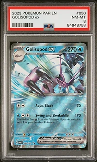 2023 Pokemon Par En-paradox Rift 050 Golisopod Ex PSA 8