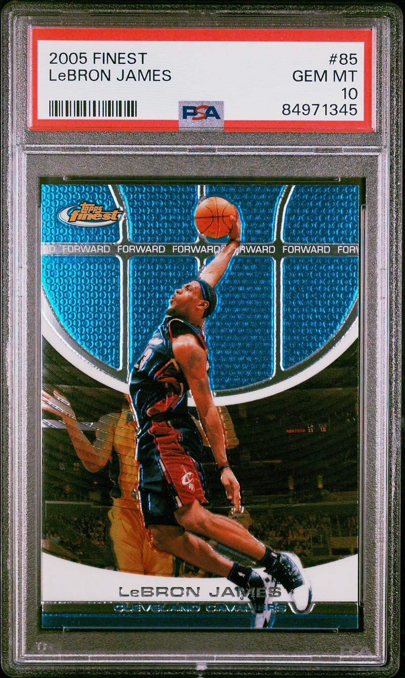 2005 Finest 85 Lebron James PSA 10