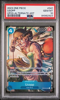 2023 One Piece Pillars Of Strength 041 Usopp Alternate Art PSA 10